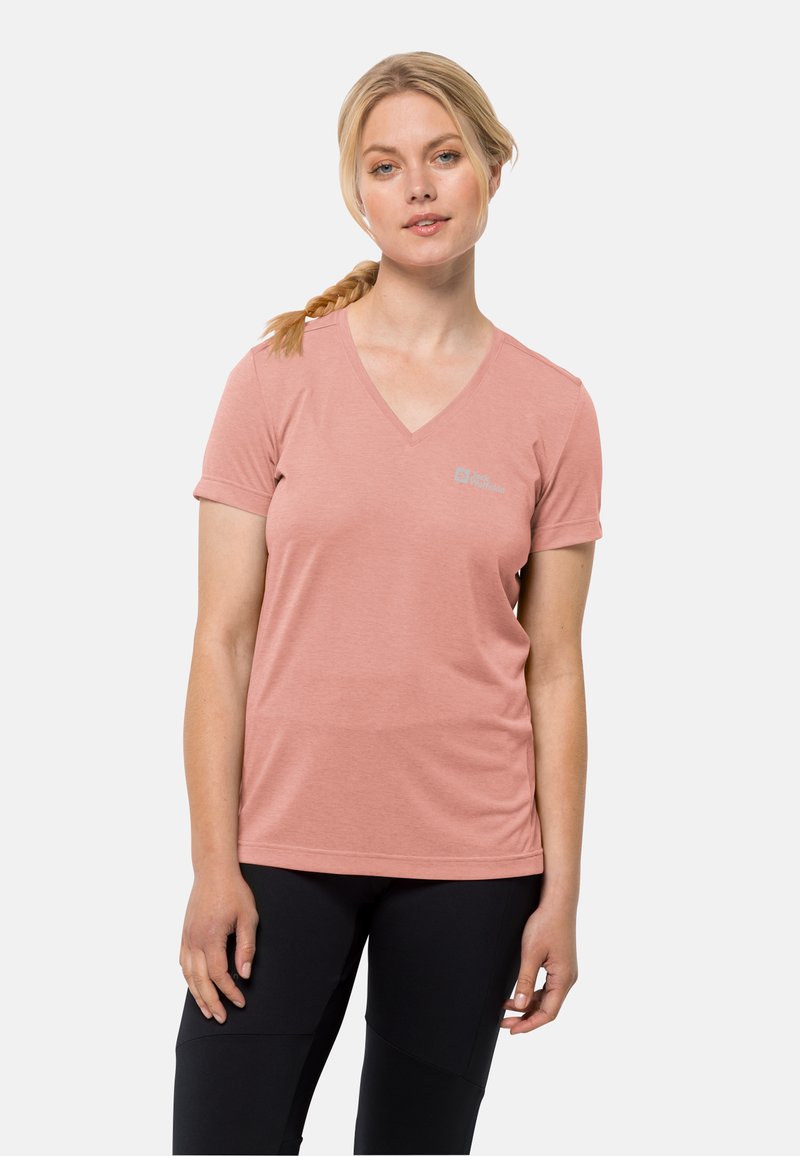 Jack Wolfskin CROSSTRAIL  - T-shirt basic - rose dawn