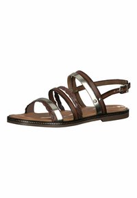 Tamaris Riemensandalette - cognac comb