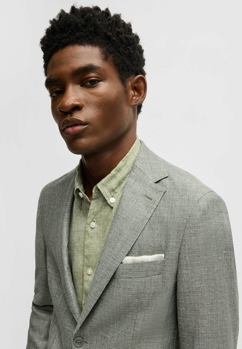 BOSS Pocket square - light beige five