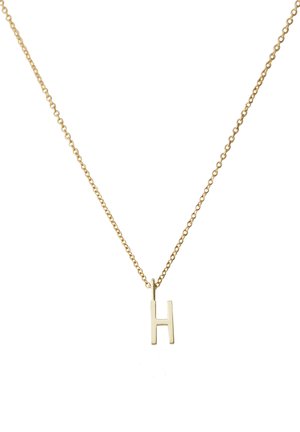 Design Letters HALSKETTE MIT KLEIN INITIAL CHARM GOLD (A-Z) - Collier - gold-coloured