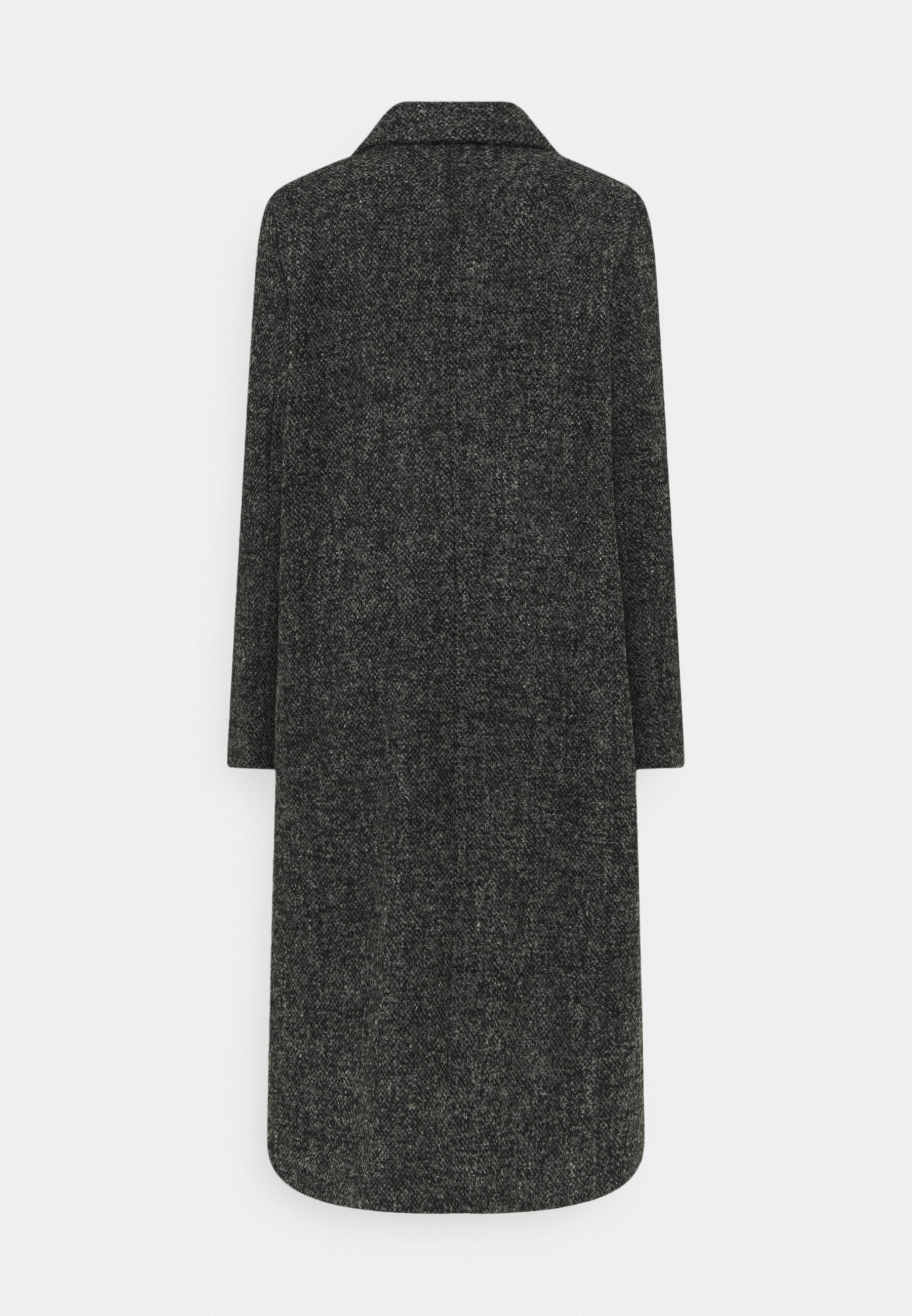 dark grey waterfall coat