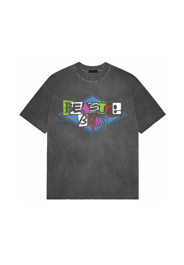 THE BEASTIE BOYS MULTICOLOUR LOGO  - Print T-shirt - charcoal4