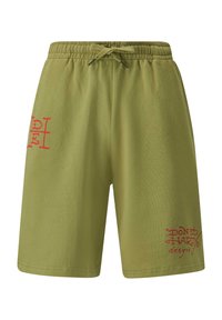 Ed Hardy TRUE TILL DEATH  - Tracksuit bottoms - green