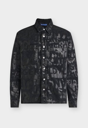 Karl Lagerfeld Jeans, DENIM OVERSHIRT - Chemise - washed black