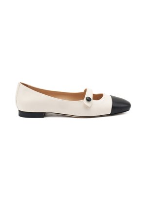 Frau Shoes TWO TONE MARY JANE - Ballerine con cinturino - blackbutter