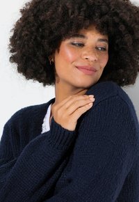 Angel of Style CUT WITH BALLOON SLEEVES - Kofta - dark blue