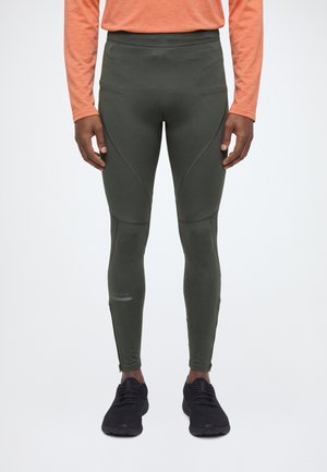 Mizuno, ACTIVE WARMALITE LONG TIGHT - Клин за бягане - forest night