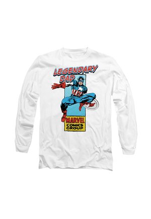 CORNER BOX FATHER S DAY LEGENDARY CAPTAIN AMERICA DAD - Long sleeved top - white