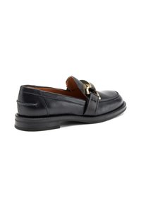 Frau Shoes LOAFERS WITH CLASP DETAIL - Scarpe senza lacci - black