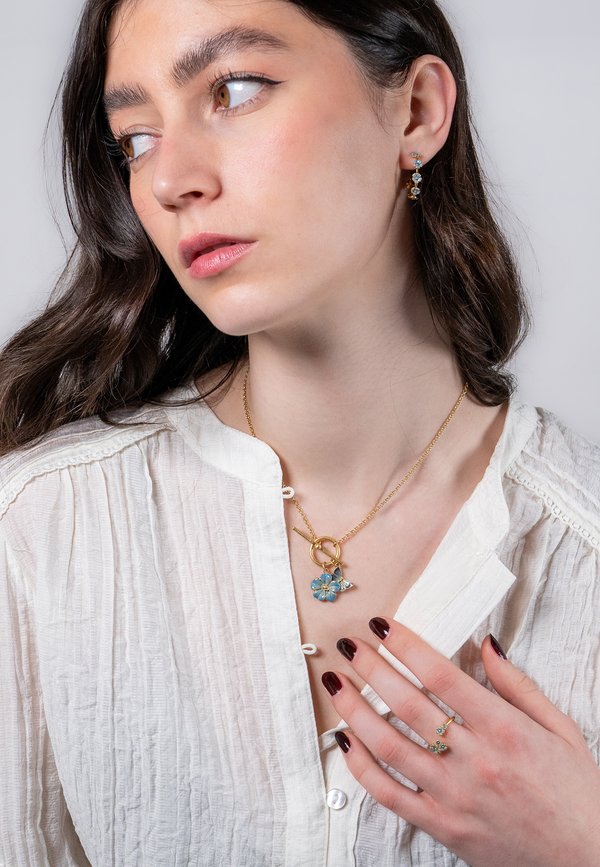 FORGET-ME-STUD HOOPS  - Ohrringe