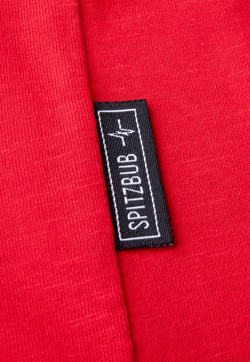 Herren T-Shirts basic | Spitzbub UDO T-Shirt print rot - AW02433 Herren T-Shirts basic | Spitzbub UDO T-Shirt print rot - AW02433