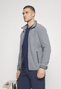 The North Face GLACIER FULL ZIP - Fleecejacke - medium grey heather ...