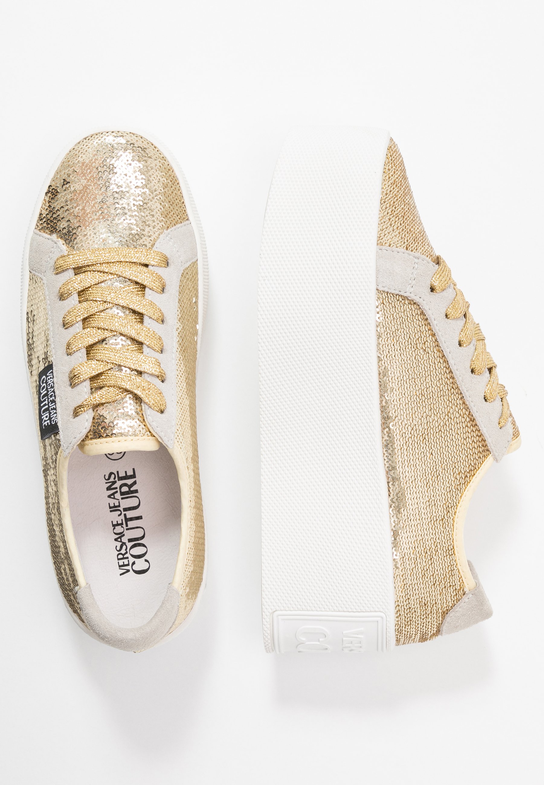 Versace Jeans Couture LINEA FONDO HIGH BOX Joggesko gold Versace Jeans Couture LINEA FONDO HIGH BOX Joggesko gold