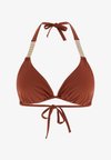 JEWEL TRIANGLE BIKINI TOP - Πάνω μέρος μπικίνι - braun