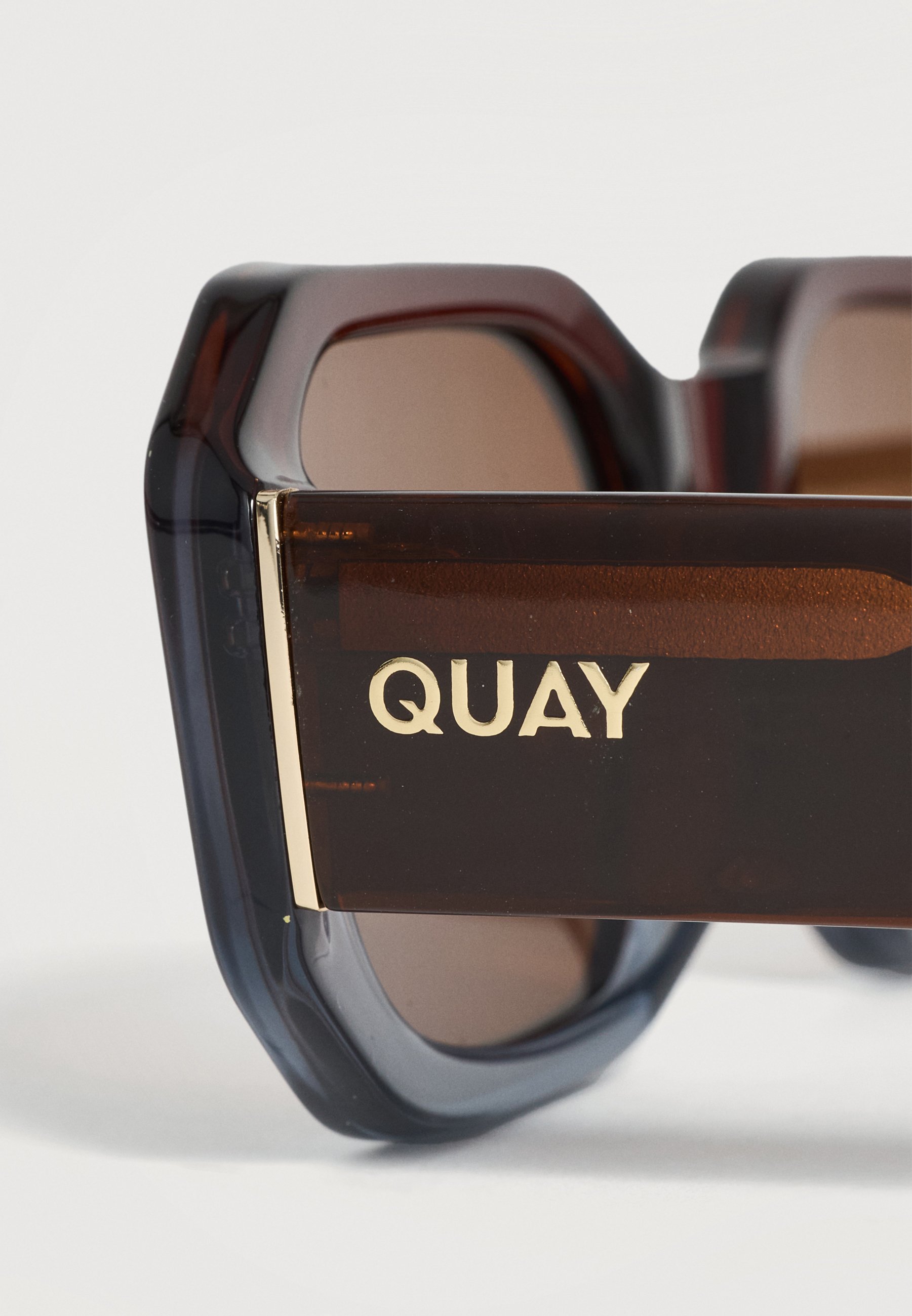 QUAY AUSTRALIA HYPED UP - Zonnebril - dark brown/donkerbruin