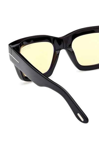 Tom Ford ILIAS - Sonnenbrille - glossy black brown