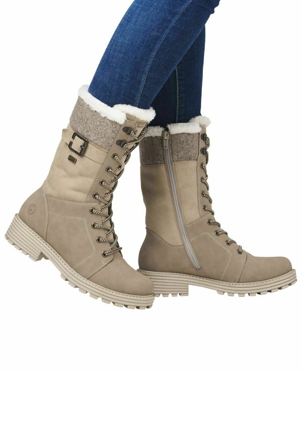 Snowboot/Winterstiefel - camel porzellan kiesel bianco