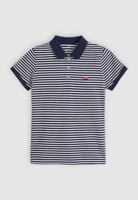 Polo shirt - marigold stripe peacoat