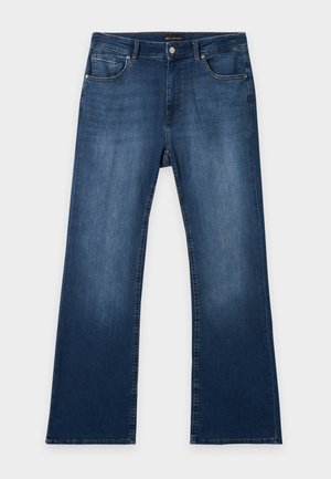 ONLY Carmakoma, Flared fit CARWILLY High waist - Jeans a zampa - dark blue denim