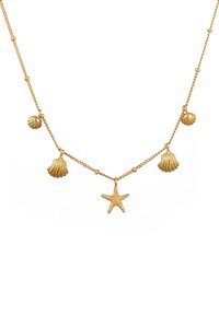 Elli SHELL STAR FISH - Halskæder - gold-coloured
