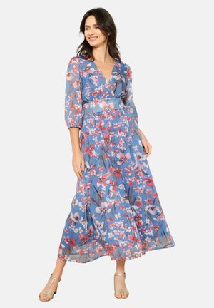 LolaLiza FLORAL PRINT - Maxi dress - blue denim