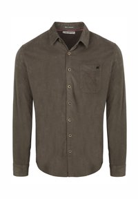 NO EXCESS Overhemd - antraciet/grijs/taupe