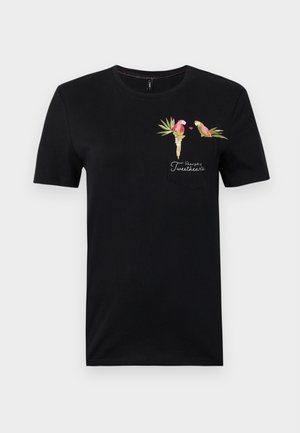 ONLY ONLPOLLI LIFE POCKET - T-Shirt print - black