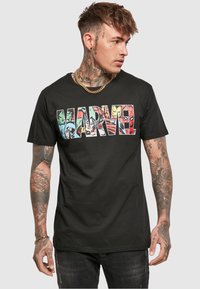 Mister Tee MARVEL LOGO CHARACTER TEE - T-shirts print - black