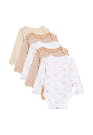 5 PACK PURE COTTON BEAR PRINT - Body - camel mix