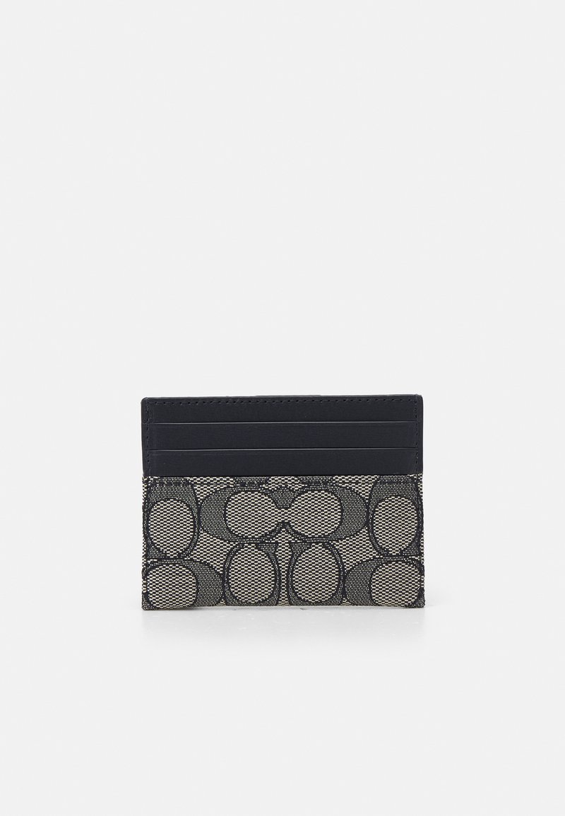 Coach SIGNATURE FLAT CARD CASE Wallet midnight navy/dark blue