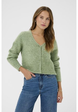 KAMELANIA CARDIGAN - Kardigán - sea spray melange