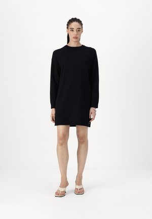 Gebreide jurk - black
