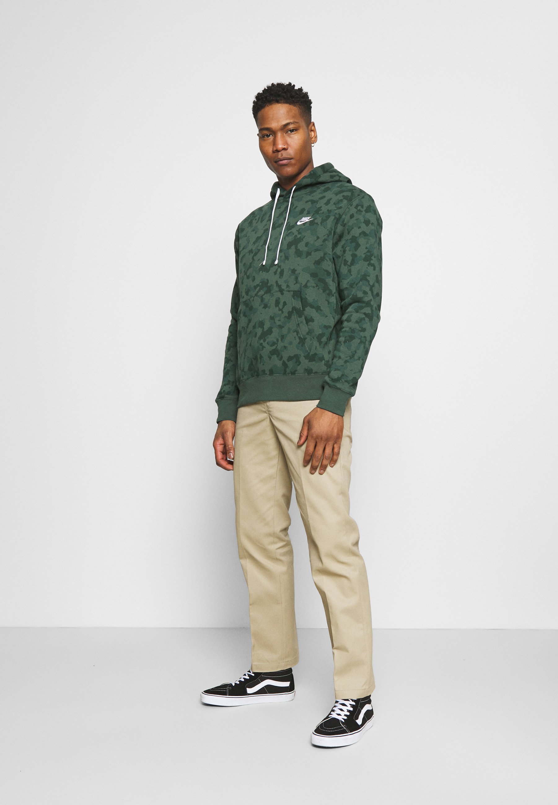 nike sportswear club camo hoodie