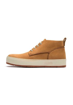 Schnürstiefelette - camel