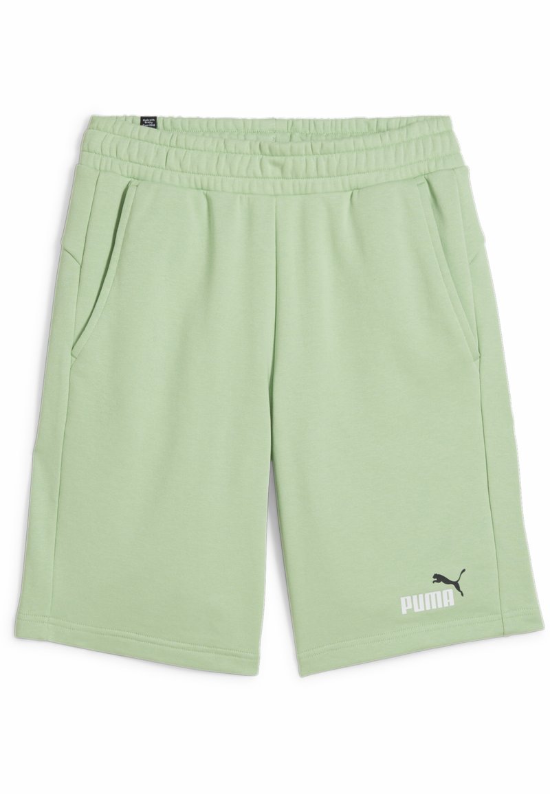 Heledad külmroheline särk, mis on valmistatud pehmest kangast, musta Puma logoga, elastse vöökoha ja külje taskutega.