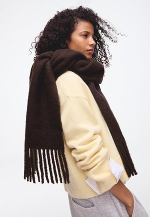 Bershka, BASIC SCARF - Écharpe - dark brown
