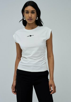 Salsa Jeans Camiseta estampada - weiß