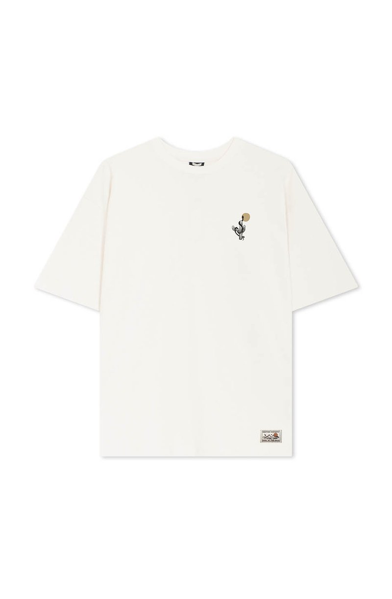 Kaotiko T-shirt print crème