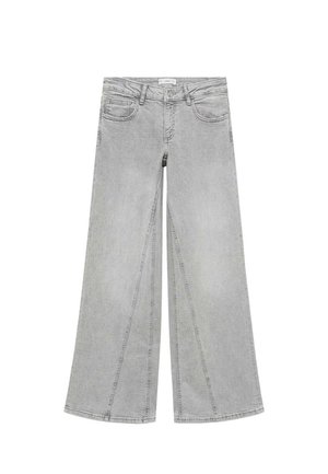 WIDELEG - Flared jeans - grey denim