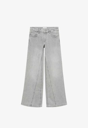 TEEN - Kavbojke na trapez - grey denim