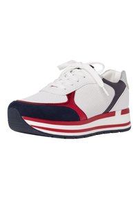 Marco Tozzi MARCO TOZZI SNEAKER - Trainers - white/navy