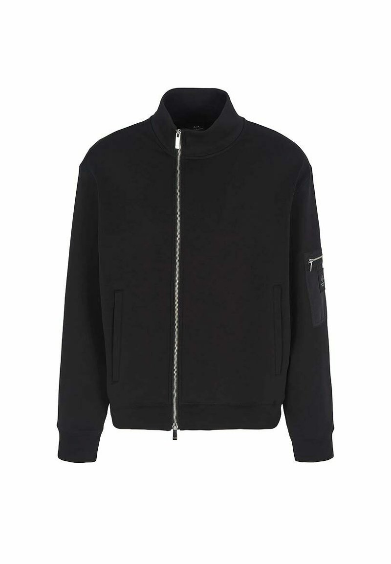 Armani Exchange Sweater met rits zwart Armani Exchange Sweater met rits zwart