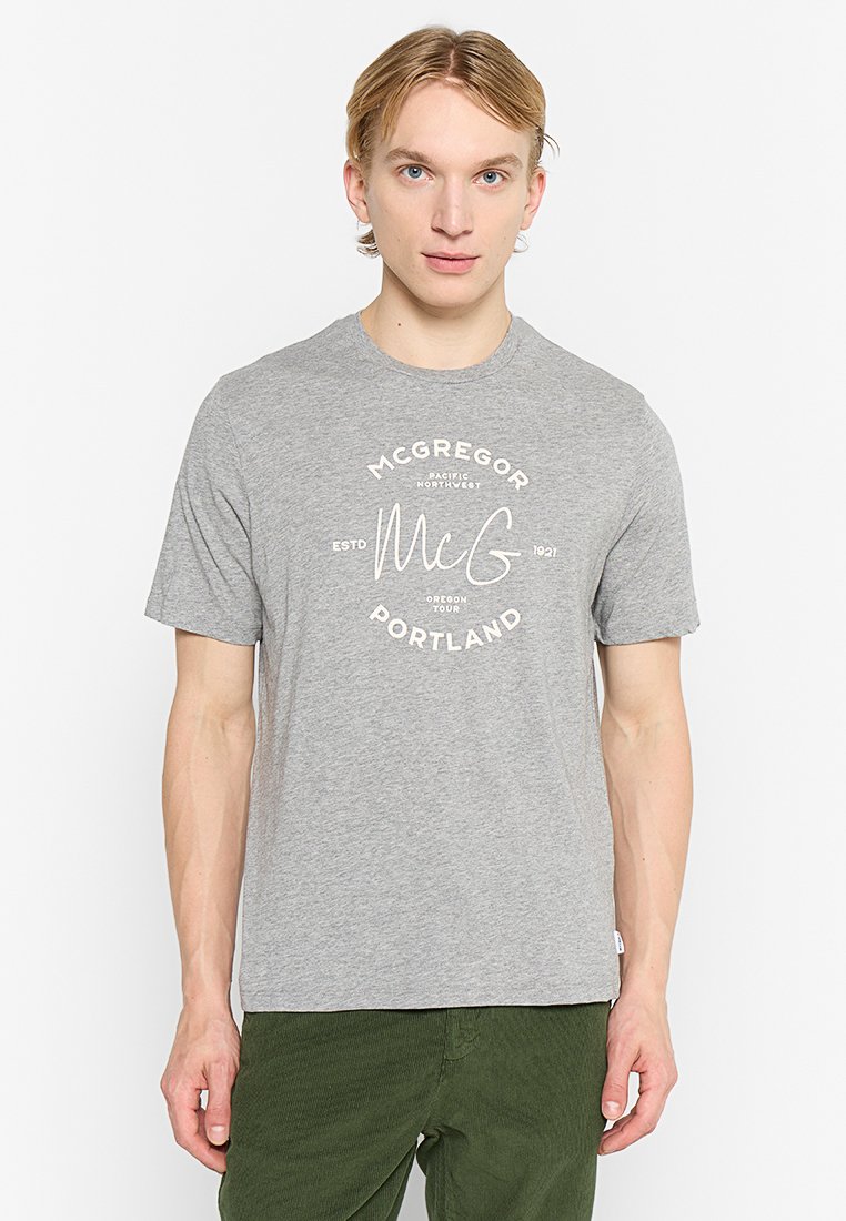 McGregor T-shirt print grijs