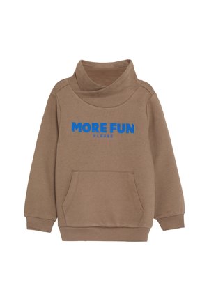 Kapuzenpullover - cognac