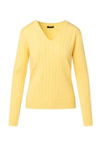 QUIOSQUE Strickpullover - yellow