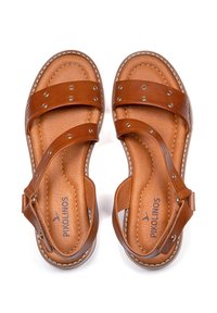 Pikolinos ROQUETAS - Sandalias de cuña - brown
