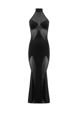 OW Collection SIERRA HALTER NECK - Maxi-jurk - black