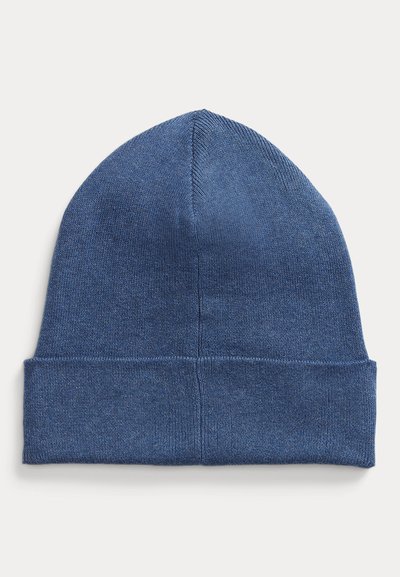 Polo Ralph Lauren COMBED COTTON BEANIE UNISEX - Pletena kapa - derby blue heather