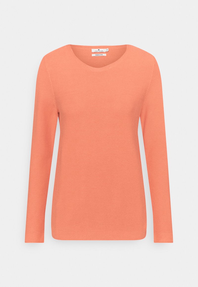 TOM TAILOR NEW OTTOMAN - Strickpullover - strong peach tone