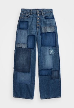 Wide leg - light-blue denim